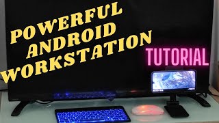 How to make a powerful Android Workstation using : Computer launcher , Mac Os Style and Sentio Apps.