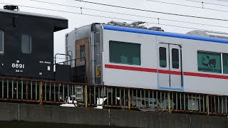 京成の新型車両3200形 甲種輸送