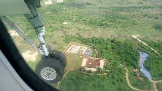 Landing at Jabalpur Airport | Aerial view of Narmada River \u0026 Jabalpur | Bombardier Q 400