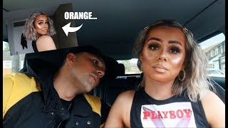 I DID MY MAKEUP HORRIBLY TO SEE HOW MY BOYFRIEND WOULD REACT...*PRANK*