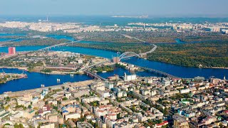 02.10.2021. Подольско-Воскресенский мост. Podilsko-Voskresensky bridge. Kyiv. 4K