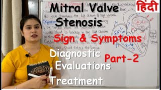 Mitral Valve Stenosis | Part-2 | Sign & Symptoms | Diagnose | Medical & Surgical Treatment