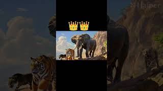 Tiger and Lion friendship #king attitude #👑👑👑#friends #viralvideo