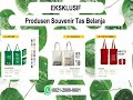 EKSKLUSIF, WA 0821-2000-0601 Produsen Souvenir Tas Belanja Riau