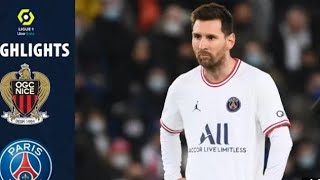 OGC Nice vs PSG 1-0 | All Goals & Highlights | Ligue 1 Uber Eats 2021-2022