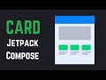 How to create a Card with Jetpack Compose (Beginner) - Android Studio Tutorial