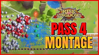 Pass 4 Highlights - Best PvP Moments - Rise of Kingdoms [KvK 7]