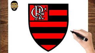 Como desenhar o logotipo do Flamengo |  Desenho Simples