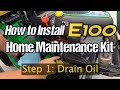 How to Service John Deere E100 Lawn Tractor | Change Oil, Air Filter, Fuel Filter and Spark Plug