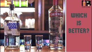 Smirnoff vs Absolut Vodka | #BlindTastings