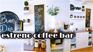 DECORACIÓN POR PRIMERA VEZ DE MI COFFEE BAR//IDEAS PARA DECORAR ESTACIÓN DE CAFÉ EN BLANCO Y NEGRO.