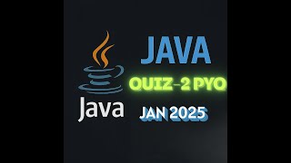 Programming Concepts using Java || Quiz-2 PYQ || JAN 2025 || Diploma Level || IIT Madras BS Degree
