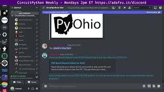 CircuitPython Weekly Meeting for June 10th, 2022 @circuitpython #circuitpython #adafruit