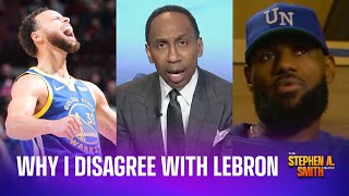 Why I disagree with LeBron James Allen Iverson/Steph Curry comments