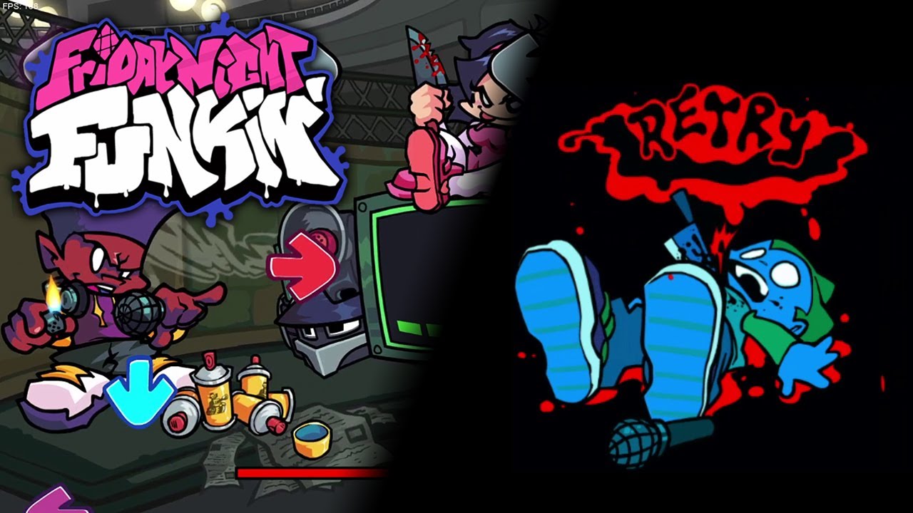 Fnf Weekend 1 Update New Gameover Death Cutscene Pico Youtube