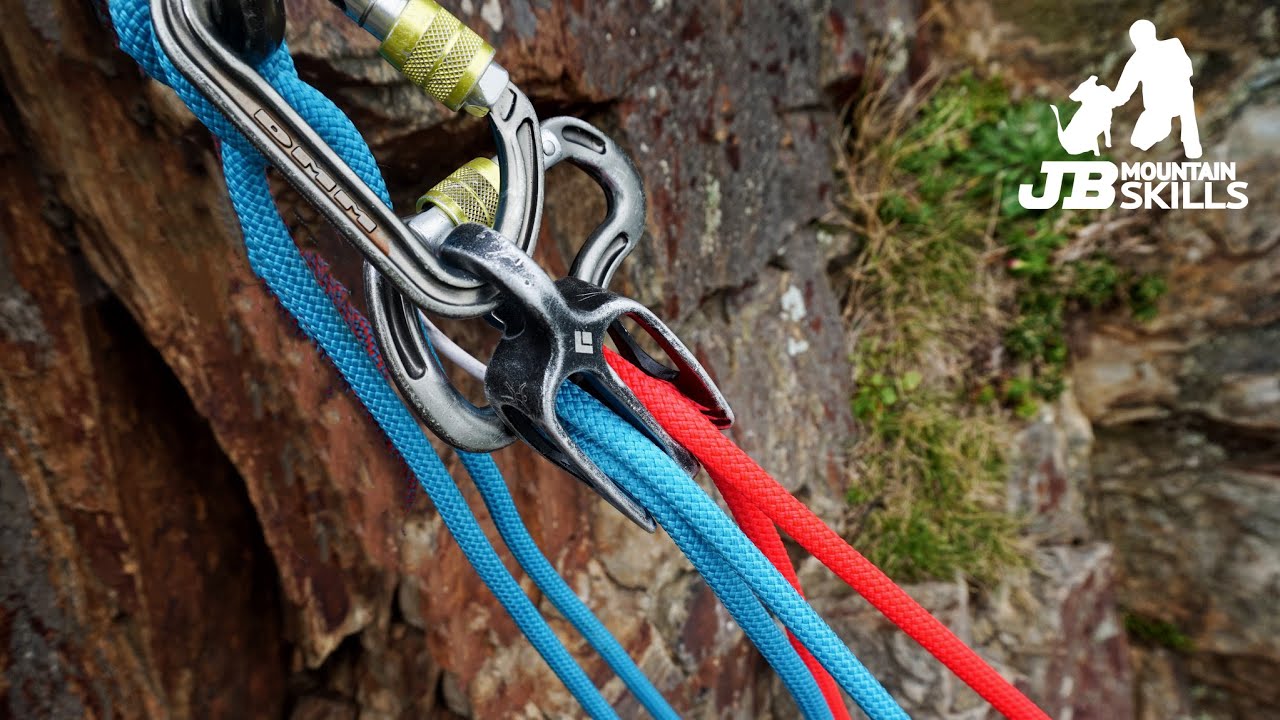 How To Use A Climbing Belay Device In Guide Mode Including Lowering