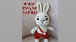 Kolay tavşan yapımı part 2(Amigurumi tavşan tarifi)#keşfet #örgü #amigurumitavşan