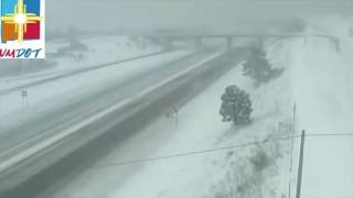 WATCH: Wintry weather hits Raton Pass