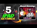 5 Best iPad Settings to Boost Gaming Performance | BGMI & PUBG Mobile Lag Fix!