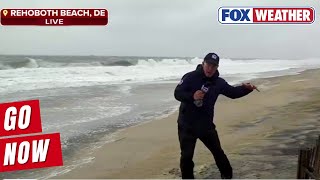 Delaware Beach Community Told To Evacuate During Nor'easter Flooding