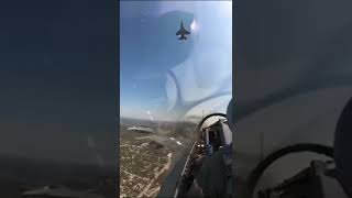 Missing Man Formation Flyover- Cockpit view. Happy Memorial Day!