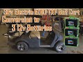 36v Electric EZGO TXT Golf Cart converted to 3 12v Deep Cycle Marine Batteries | Saving Hundreds