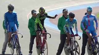 自転車競技　岩手国体　少年男子ケイリン2回戦4組