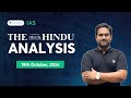 The Hindu Newspaper Analysis LIVE | 19th October | UPSC Current Affairs Today | Chethan N