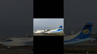 TSA松山機場，12/25，TSA-KNH，Mandarin Airlines/AE1273/MDA1273/B-16856/ATR72-600，起飛進場。#shorts