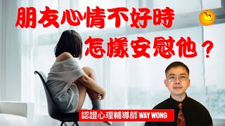 朋友心情不好時怎麼安慰他？ | 粵語/廣東話 | WayWong 談情緒調適 | 中文字幕 |