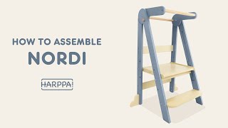 HARPPA Nordi Foldable Toddler Tower - Installation Video