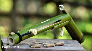 Bamboo Craft - Easy Way To Make Bamboo Toy Gun