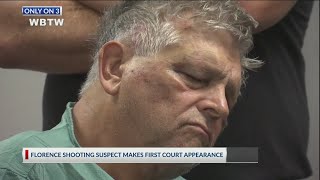 Florence shooting suspect in court