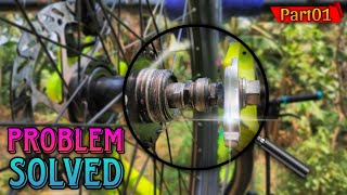 How To Replace Bent Rear Axel On Mountain Bike | Fix Back Wheel Wobble | Hub Adjustment  @about_MTB