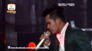 The Voice Cambodia - Live Show 3 - ប្រុសណាមិនយំ​ - ឃុន វុត្ថា