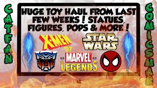 COMIC \u0026 COLLECTABLE TOY HAUL REPLACEMENT DUE TO DR APPT.  #MARVELLEGENDS #SPIDERMAN #XMEN #STARWARS