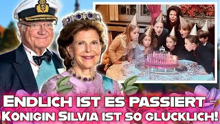 Endlich passiert: Königin Silvia von Schweden ist glücklich – ihr lang ersehntes Geheimnis enthüllt!