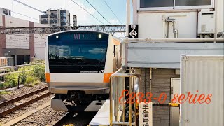 E233系0番台 八トタT21編成 快速東京行き 三鷹駅到着