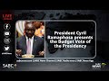 President Cyril Ramaphosa Presents the Budget Vote of the Presidency