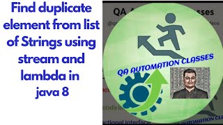 Java 8 Interview Questions |Find Duplicate string From List