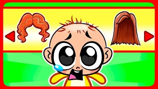 Baby's First Haircut 💇🏻‍♂️ ✂️ 💇🏼‍♀️ Funny Kids Songs And Nursery Rhymes😍