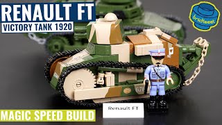 Great War Renault FT 1920 Victory Tank - COBI 2992 (Speed Build Review)