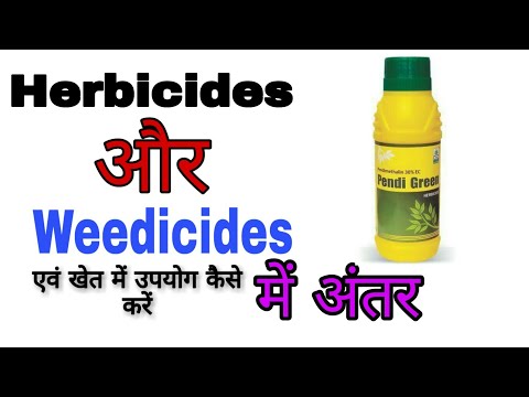 What is difference between herbicide and Weedicide?