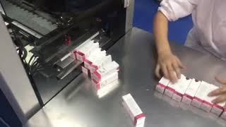 Cream box cellophane film overwrapping machine