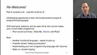 Programming Languages, Part B - Learn Software Development
