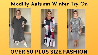Modlily Autumn Winter Haul & Try On - Over 50 Plus Size Fashion