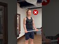 Barbell Bicep Curl Mistake