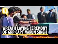 RIP Group Captain Varun Singh: Defence Personnel, Family Pay Last Respects at Wreath-Laying Ceremony