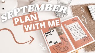 Bullet Journal SEPTEMBER PLAN WITH ME 2021 | habit trackers, self-care \u0026 more