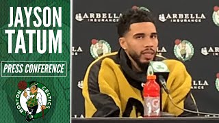Jayson Tatum Postgame Interview | Celtics vs 76ers
